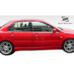 2002-2003 Mitsubishi Lancer Duraflex Walker Side Skirts Rocker Panels - 2 Piece image - 6