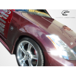 2003-2008 Nissan 350Z Z33 Carbon Creations OEM Look Fenders - 2 Piece image - 8