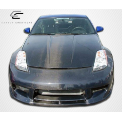 2003-2006 Nissan 350Z Z33 Carbon Creations OEM Look Hood - 1 Piece image - 2