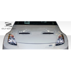 2003-2006 Nissan 350Z Z33 Duraflex TS-1 Hood - 1 Piece image - 3