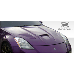 2003-2006 Nissan 350Z Z33 Duraflex Vader Hood - 1 Piece image - 3