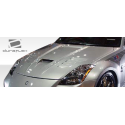 2003-2006 Nissan 350Z Z33 Duraflex Vader Hood - 1 Piece image - 4