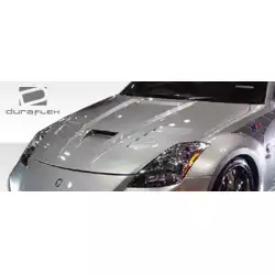 2003-2006 Nissan 350Z Z33 Vader Hood - 1 Piece image - 4
