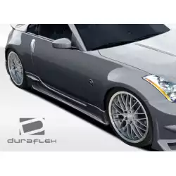 2003-2008 Nissan 350Z Z33 J-Spec Side Skirts Rocker Panels - 2 Piece image - 1