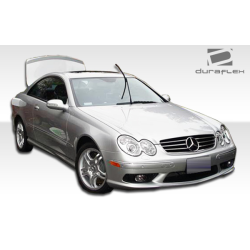 2003-2009 Mercedes CLK W209 Duraflex AMG Look Side Skirts Rocker Panels - 2 Piece image - 6