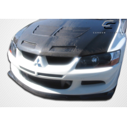 2003-2005 Mitsubishi Lancer Evolution 8 Carbon Creations Demon Front Lip Under Spoiler Air Dam - 1 Piece image - 2