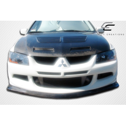 2003-2005 Mitsubishi Lancer Evolution 8 Carbon Creations Demon Front Lip Under Spoiler Air Dam - 1 Piece image - 3