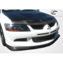 2003-2005 Mitsubishi Lancer Evolution 8 Carbon Creations Demon Front Lip Under Spoiler Air Dam - 1 Piece image - 4