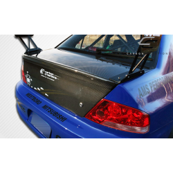 2002-2003 Mitsubishi Lancer 2003-2006 Mitsubishi Lancer Evolution 8 9 Carbon Creations OEM Look Trunk - 1 Piece image - 3