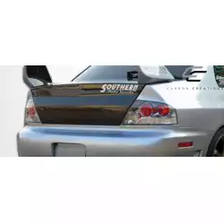 2002-2003 Mitsubishi Lancer 2003-2006 Mitsubishi Lancer Evolution 8 9 OEM Look Trunk - 1 Piece image - 5