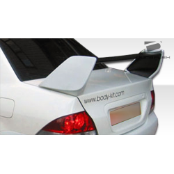 2002-2007 Mitsubishi Lancer / 2003-2006 Mitsubishi Lancer Evolution 8 9 Duraflex Evo 8 Wing Trunk Lid Spoiler - 1 Piece image - 8