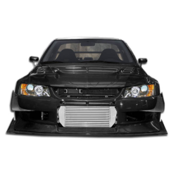 2003-2006 Mitsubishi Lancer Evolution 8 9 Duraflex VT-X Wide Body Front Bumper - 1 Piece image - 1