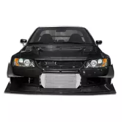 2003-2006 Mitsubishi Lancer Evolution 8 9 VT-X Wide Body Front Bumper - 1 Piece image - 7