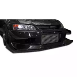 2003-2006 Mitsubishi Lancer Evolution 8 9 VT-X Wide Body Front Under Spoiler Air Dam Lip Splitter - 1 Piece image - 1