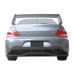 2003-2006 Mitsubishi Lancer Evolution 8 9 Duraflex VT-X Wide Body Rear Lip Under Spoiler Air Dam with Rear Diffuser - 1 Piece image - 1