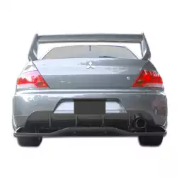 2003-2006 Mitsubishi Lancer Evolution 8 9 VT-X Wide Body Rear Lip Under Spoiler Air Dam with Rear Diffuser - 1 Piece image - 1