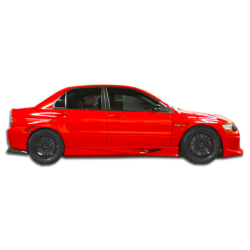 2003-2006 Mitsubishi Lancer Evolution 8 9 Duraflex VT-X Wide Body Side Skirts Rocker Panels - 2 Piece image - 1