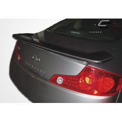 2003-2007 Infiniti G Coupe G35 Carbon Creations OEM Look Wing Trunk Lid Spoiler - 1 Piece image - 5