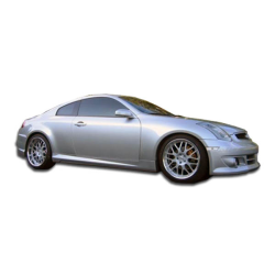 2003-2007 Infiniti G Coupe G35 Duraflex K-1 Side Skirts Rocker Panels - 2 Piece image - 1