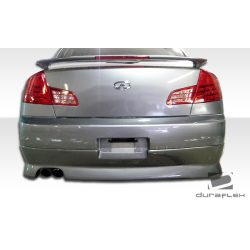 2003-2004 Infiniti G Sedan G35 Duraflex GT Competition Rear Lip Under Spoiler Air Dam - 1 Piece image - 3