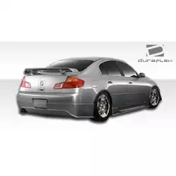 2003-2004 Infiniti G Sedan G35 Sigma Rear Lip Under Spoiler Air Dam - 1 Piece image - 5