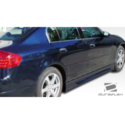 2003-2006 Infiniti G Sedan G35 Duraflex Sigma Side Skirts Rocker Panels - 2 Piece image - 7