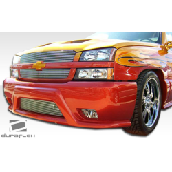 2003-2006 Chevrolet Silverado 2002-2006 Chevrolet Avalanche Duraflex Platinum Front Bumper (w/o cladding) - 1 Piece image - 4