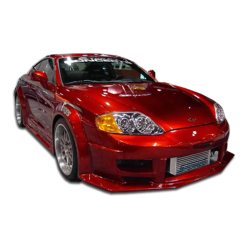 2003-2006 Hyundai Tiburon Duraflex Poison Flared Front Bumper - 1 Piece image - 1