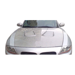 2003-2008 BMW Z4 Duraflex GTR Look Hood - 1 Piece image - 1