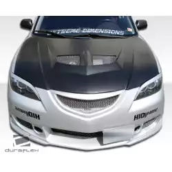 2004-2009 Mazda 3 4DR Evo Hood - 1 Piece image - 7