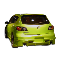 2004-2009 Mazda 3 HB Duraflex Raven Rear Bumper - 1 Piece image - 1