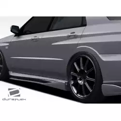 2002-2007 Subaru Impreza WRX STI C-Speed 2 Side Skirts Rocker Panel Add Ons Spat Extensions - 2 Piece image - 1
