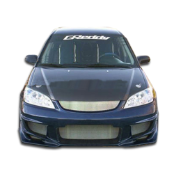 2004-2005 Honda Civic 2dr / 4DR Duraflex Bomber Front Bumper - 1 Piece image - 3