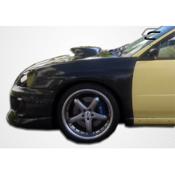 2004-2005 Subaru Impreza WRX STI Carbon Creations OEM Look Fenders - 2 Piece image - 5