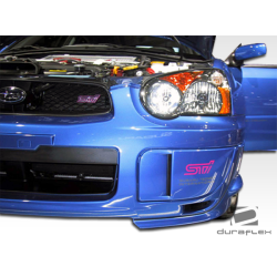 2004-2005 Subaru Impreza WRX STI Duraflex STI Look Front Bumper - 1 Piece image - 5