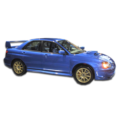 2002-2007 Subaru Impreza WRX STI 4DR Duraflex STI Look Side Skirts Rocker Panels - 2 Piece image - 1