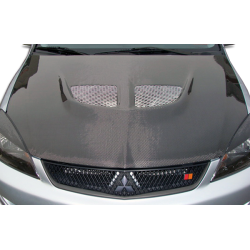 2004-2007 Mitsubishi Lancer Carbon Creations Evo Hood - 1 Piece image - 1
