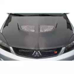 2004-2007 Mitsubishi Lancer Evo Hood - 1 Piece image - 1