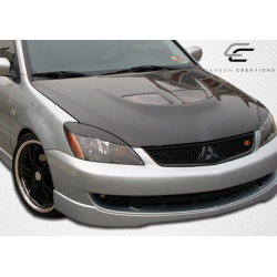 2004-2007 Mitsubishi Lancer Carbon Creations Evo Hood - 1 Piece image - 3