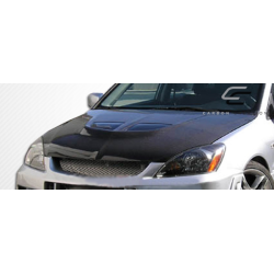 2004-2007 Mitsubishi Lancer Carbon Creations Evo Hood - 1 Piece image - 5