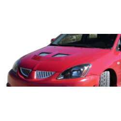 2004-2007 Mitsubishi Lancer Duraflex Evo Hood - 1 Piece image - 1