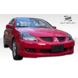 2004-2007 Mitsubishi Lancer Duraflex Rally Front Lip Under Spoiler Air Dam - 1 Piece image - 7