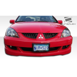 2004-2007 Mitsubishi Lancer Duraflex Rally Front Lip Under Spoiler Air Dam - 1 Piece image - 5