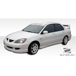 2004-2007 Mitsubishi Lancer Duraflex Rally Front Lip Under Spoiler Air Dam - 1 Piece image - 6