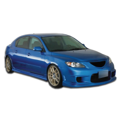2004-2009 Mazda 3 4DR Duraflex I-Spec Front Bumper - 1 Piece image - 1