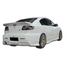 2004-2009 Mazda 3 4DR Duraflex I-Spec Rear Bumper - 1 Piece image - 1