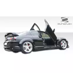 2004-2008 Mazda RX-8 R-Speed Rear Lip Under Spoiler Air Dam - 1 Piece image - 3