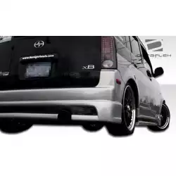 2004-2007 Scion xB F-1 Rear Lip Under Spoiler Air Dam - 1 Piece image - 5