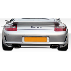 2005-2008 Porsche 911 Carrera 997 C4 C4S Turbo Duraflex GT-3 Look Rear Bumper - 1 Piece image - 7