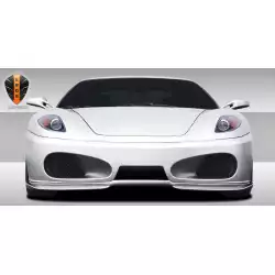 2005-2009 Ferrari F430 Eros Version 1 Front Lip Under Spoiler Air Dam - 1 Piece image - 3